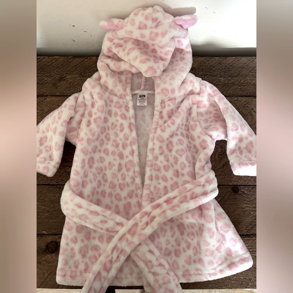 Hudson baby bathrobe, 0-9 months